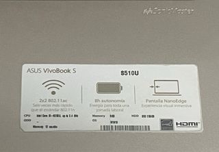 Portatil Asus Vivobook S