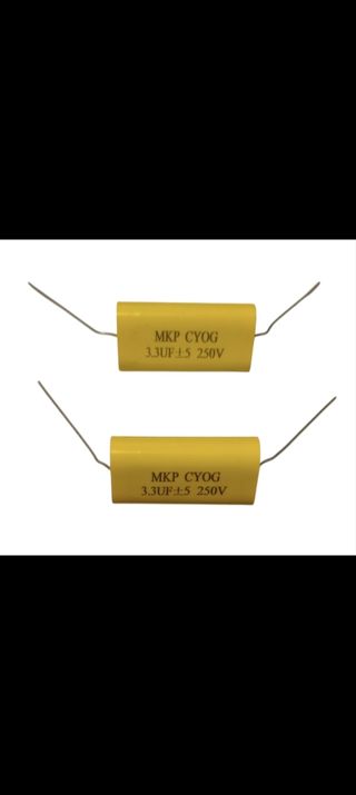 Condensatori 3.3µF 100V - 2 pezzi