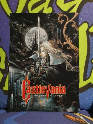 Castlevania Simphony of the Night Poster A3