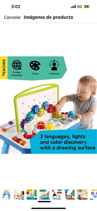 Mesa actividades Baby Einstein