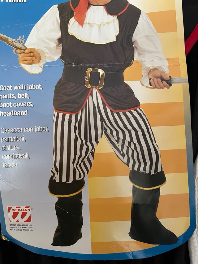 Costume carnevale Pirata