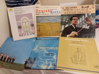 Discos de vinilo antiguos para tocadiscos