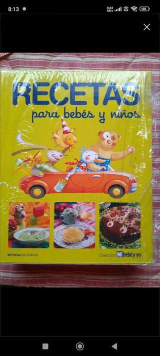 Libros alimentación bebes y niños en estuche