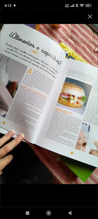 Libros alimentación bebes y niños en estuche