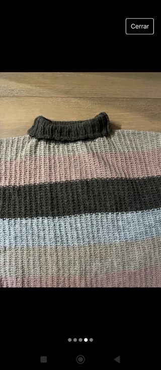 Jersey cuello alto punto grueso