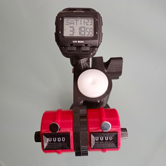 Contador de peces rojo