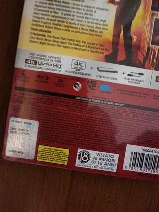 Nightmare on elm street steelbook 4k uhd Blu-ray