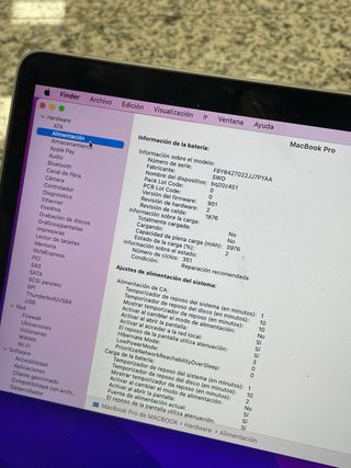 MacBook Pro 13” 2018 i7 16gb 512gb ssd