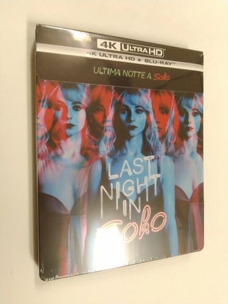 Last Night in Soho Steelbook 4k + Blu-Ray CM