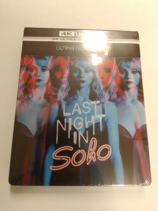Last Night in Soho Steelbook 4k + Blu-Ray CM