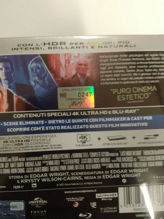 Last Night in Soho Steelbook 4k + Blu-Ray CM