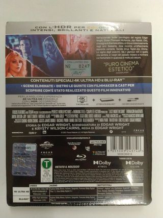 Last Night in Soho Steelbook 4k + Blu-Ray CM