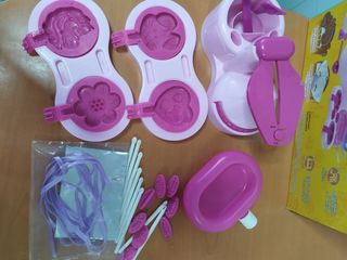 Juego hacer piruletas chocolate . Cefachef