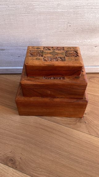 Lote cajas madera