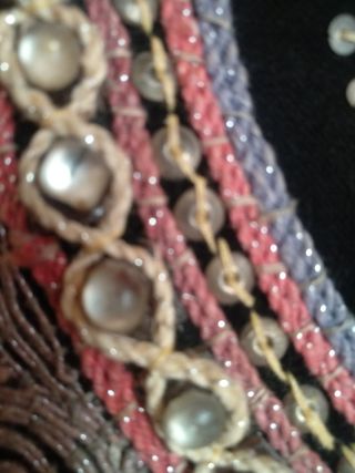 Cuadro de buda elefante pedrería e hilo