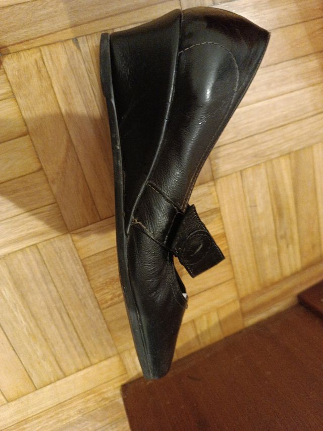 Zapatos de piel tacón