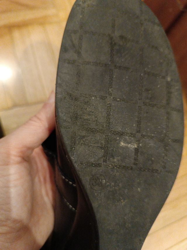 Zapatos de piel tacón