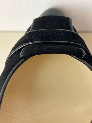 Scarpa da donna elegante in camoscio nero