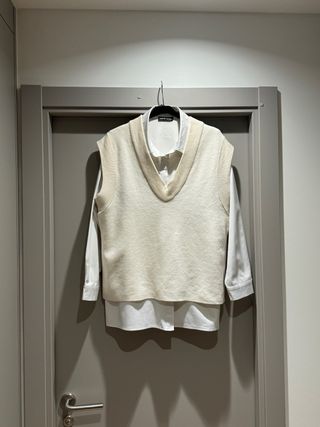 Jersey Oversize sin mangas ZARA