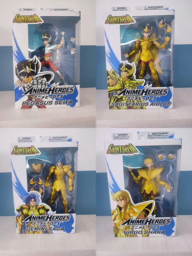 4 Figuras Caballeros del Zodiaco