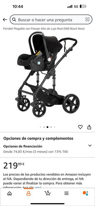 Carrito para bebe