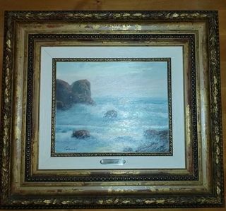 Cuadro paisaje al óleo