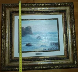 Cuadro paisaje al óleo