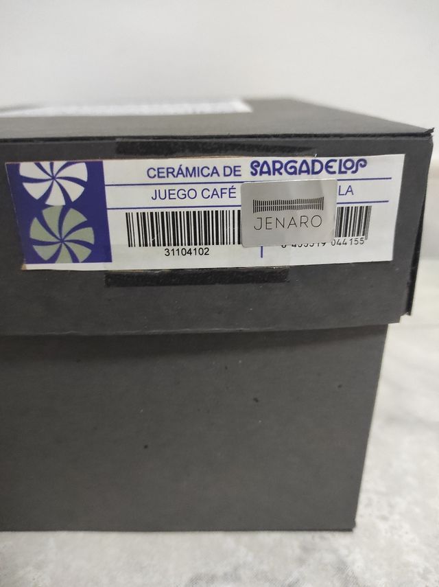 Juego café Itálica cerámica Sargadelos