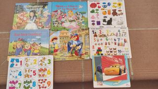 Puzzles de cuentos clásicos y madera de sumas
