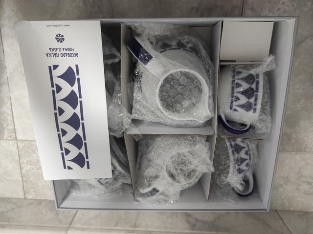 Juego desayuno cerámica Sargadelos