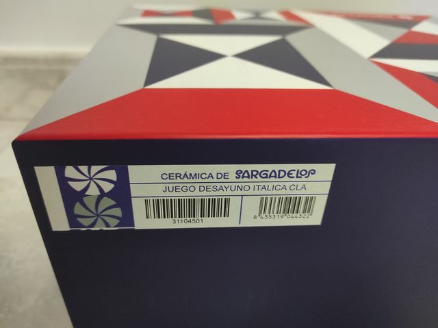 Juego desayuno cerámica Sargadelos