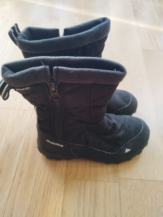 Botas nieve talla 30 color negro