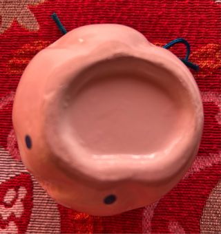 Vaso sacchetto a pois blu