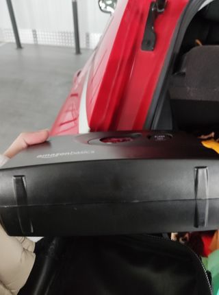 Compresor aire portátil compacto, inflador y luz