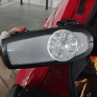 Compresor aire portátil compacto, inflador y luz