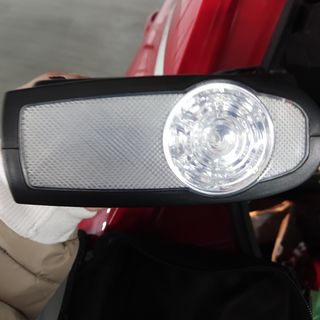 Compresor aire portátil compacto, inflador y luz