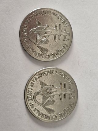 2 monete Africa dell ovest