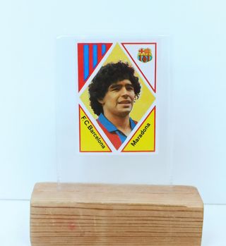 CROMO MARADONA FUTBOL 1983-84 MAGA FC BARCELONA