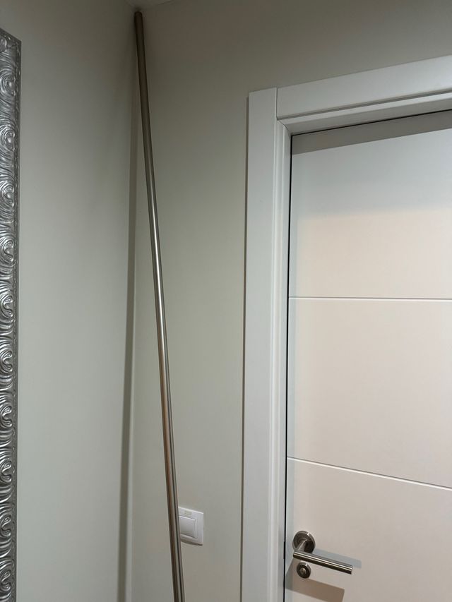 Barra cortinera acero inox