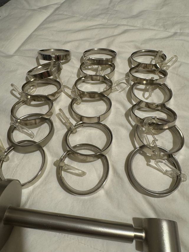 Barra cortinera acero inox