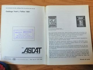 Catálogo de sellos de España 1981