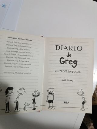 Lote libros diario de Greg