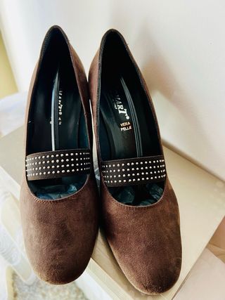 Scarpa da dinna in camoscio