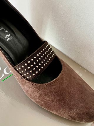 Scarpa da dinna in camoscio