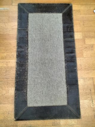 Tappeti in pelle e fibra naturale al 100%