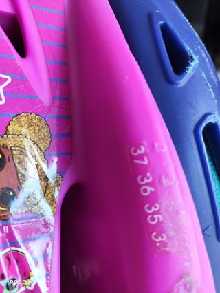 Patines lol de niña  talla  35/ 37