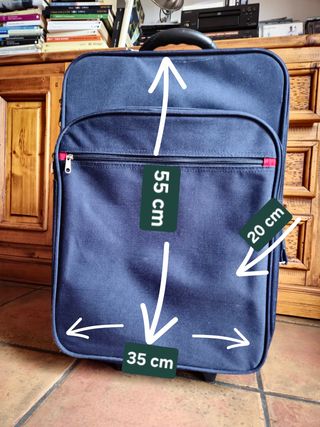 Maleta de cabina con la mayor capacidad