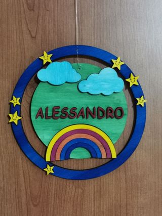 Dietroporta personalizzato con NOME