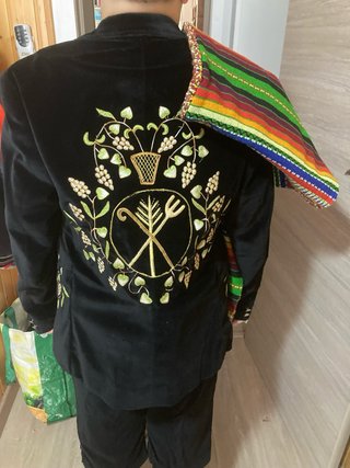 Traje de masero de comparsa (fiestas).