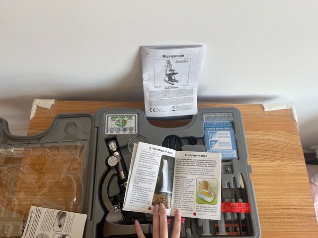 Microscopio para niños